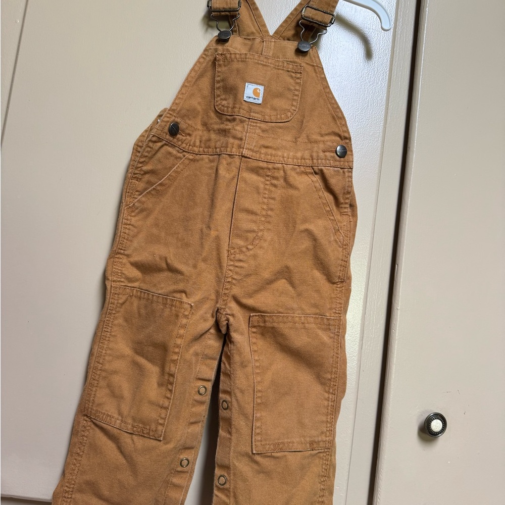 Carhartt Kids Tan Overalls